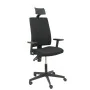 Silla de Oficina con Cabecero Lezuza P&C Negro de P&C, Sillas y sofás - Ref: S5703068, Precio: 244,23 €, Descuento: %