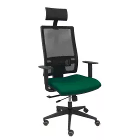 Office Chair with Headrest P&C B10CRPC Dark Dark green by P&C, Sofas and chairs - Ref: S5703780, Price: 337,89 €, Discount: %