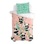 Pillowcase HappyFriday Moshi Moshi Panda Garden Multicolour 60 x 70 cm by HappyFriday, Sheets and pillowcases - Ref: D1611197...