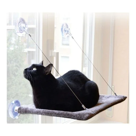 Hängematte für Katzen United Pets (37 x 47 cm) von United Pets, Saugnapf-Fensterbetten - Ref: S6100002, Preis: 32,67 €, Rabat...