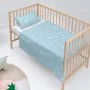 Conjunto de Lençóis HappyFriday Basic Kids Little star Azul Berço de Bebé 2 Peças de HappyFriday, Roupa de cama para berços -...