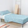 Jeu de draps HappyFriday Basic Kids Little star Bleu Lit 1 persone 2 Pièces de HappyFriday, Draps et taies d'oreiller - Réf :...