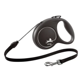 Dog Lead Flexi BLACK DESIGN 5 m Size M Silver by Flexi, Leads - Ref: S6100413, Price: 12,80 €, Discount: %