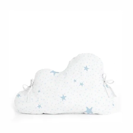 Paracolpi per culla HappyFriday Basic Kids Little star Azzurro 60 x 40 cm di HappyFriday, Accessori per letti - Rif: D1611234...