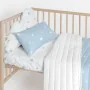 Cot protector HappyFriday Basic Kids Little star Blue 60 x 40 cm by HappyFriday, Bed accessories - Ref: D1611234, Price: 13,8...