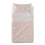 Juego de Sábanas HappyFriday Basic Kids Little star Rosa Cuna de Bebé 2 Piezas de HappyFriday, Ropa de cama para cunas - Ref:...