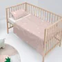 Conjunto de Lençóis HappyFriday Basic Kids Little star Cor de Rosa Berço de Bebé 2 Peças de HappyFriday, Roupa de cama para b...