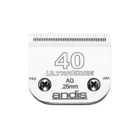 Lâminas de Barbear Andis S-40 Aço Cromado 0,25 mm de Andis, Máquinas elétricas e lâminas - Ref: S6100913, Preço: 35,37 €, Des...