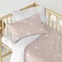 Lençol de baixo HappyFriday BASIC KIDS Branco Cor de Rosa 60 x 120 x 14 cm Estrelas de HappyFriday, Lençóis e capas de almofa...