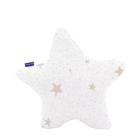 Cushion HappyFriday Basic Pink Star Stars 50 x 50 cm by HappyFriday, Back & Body Pillows - Ref: D1611252, Price: 14,98 €, Dis...