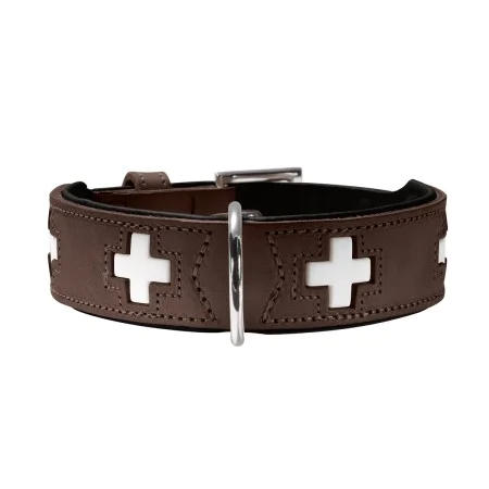 Dog collar Hunter Swiss Brown Black M 55 cm by Hunter, Collars - Ref: S6101061, Price: 45,53 €, Discount: %