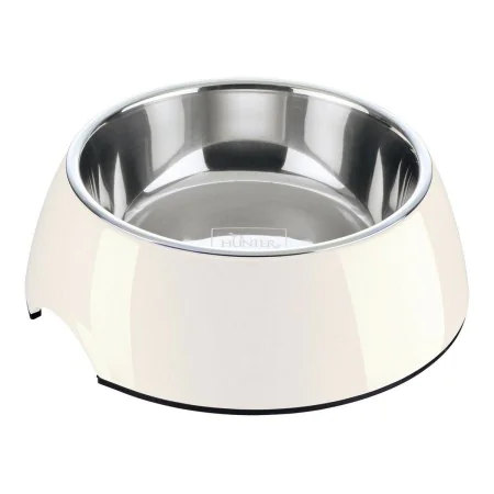 Dog Feeder Hunter Melamin Stainless steel White 350 ml (18,5 x 18,5 x 9,5 cm) by Hunter, Bowls - Ref: S6101362, Price: 12,90 ...