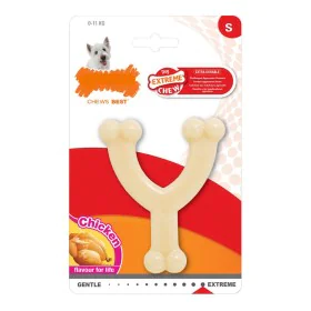 Dog chewing toy Nylabone Extreme Chew Wishbone Size S Chicken Nylon by Nylabone, Biting toys - Ref: S6101441, Price: 6,80 €, ...