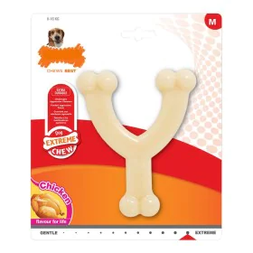 Mordedor de perro Nylabone Extreme Chew Wishbone Talla M Pollo Nylon de Nylabone, Juguetes para morder - Ref: S6101442, Preci...