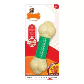 Giocattolo da mordere per cani Nylabone Extreme Chew Double Action Bacon Menta 2 in 1 Gomma Taglia S Nylon di Nylabone, Gioca...