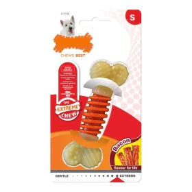 Dog chewing toy Nylabone Extreme Chew Pro Action Bacon Size S Nylon by Nylabone, Biting toys - Ref: S6101452, Price: 6,64 €, ...