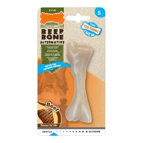 Jouet pour chien Nylabone Beef Bone Chiots Taille S Thermoplastique Viande de bœuf de Nylabone, Jouets à mordre - Réf : S6101...