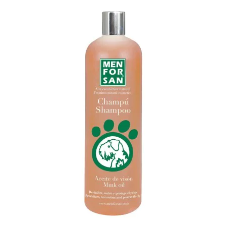 Shampoing pour animaux de compagnie Menforsan 1 L Chien Huile de vison de Menforsan, Shampooings et après-shampooings - Réf :...