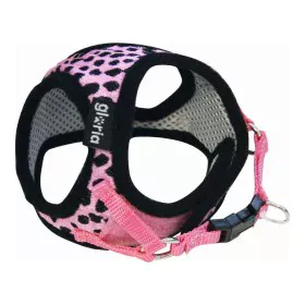 Dog Harness Gloria Leopard 21-29 cm Pink Size S by Gloria, Harnesses - Ref: S6101666, Price: 11,25 €, Discount: %