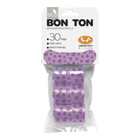 Bolsas higiénicas United Pets Bon Ton Nano Perro Morado (3 x 10 uds) de United Pets, Bolsas y recogedores de excrementos - Re...