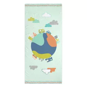 Toalha de banho HappyFriday Moshi Moshi Holidays Multicolor 70 x 150 cm de HappyFriday, Toalhas de banho infantis - Ref: D161...