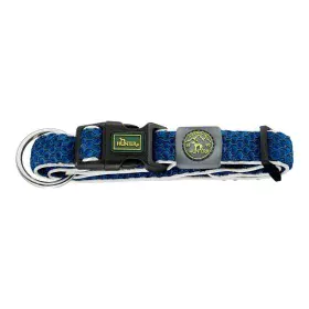 Dog collar Hunter Plus Thread Blue Size L (40-60 cm) by Hunter, Collars - Ref: S6102025, Price: 15,46 €, Discount: %