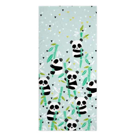 Badetuch HappyFriday Moshi Moshi Panda Garden Blue Bunt 70 x 150 cm von HappyFriday, Handtücher - Ref: D1611319, Preis: 24,61...