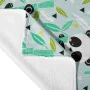 Bath towel HappyFriday Moshi Moshi Panda Garden Blue Multicolour 70 x 150 cm by HappyFriday, Children's Bath Towels - Ref: D1...