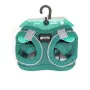 Harnais pour Chien Gloria Air Mesh Trek Star Réglable Turquoise Taille XXXS (18-20 cm) de Gloria, Harnais - Réf : S6102108, P...