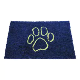 Tapis pour chien Dog Gone Smart Microfibres Bleu foncé (79 x 51 cm) de Dog Gone Smart, Couches et tapis hygiéniques - Réf : S...