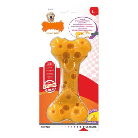 Beißring für Hunde Nylabone Dura Chew Käse L Vegan von Nylabone, Beißspielzeuge - Ref: S6102232, Preis: 16,31 €, Rabatt: %