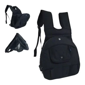 Pet Backpack Gloria Kangaroo Black Expandable 30 x 20 x 34 cm by Gloria, Backpacks - Ref: S6102312, Price: 27,24 €, Discount: %