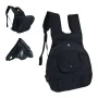 Pet Backpack Gloria Kangaroo Black Expandable 30 x 20 x 34 cm by Gloria, Backpacks - Ref: S6102312, Price: 27,78 €, Discount: %