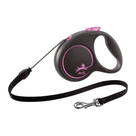 Dog Lead Flexi BLACK DESIGN 5 m Pink Size S by Flexi, Leads - Ref: S6102357, Price: 11,60 €, Discount: %