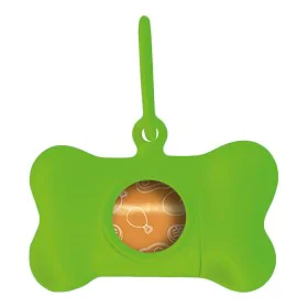 Dispensador de Sacos para Cães United Pets Bon Ton Neon Cão Verde (8 x 4,2 x 5 cm) de United Pets, Sacos para apanhar excreme...