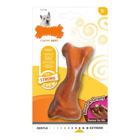 Mordedor para cão Nylabone Strong Chew Molho Carne Borracha Tamanho S de Nylabone, Brinquedos para morder - Ref: S6103264, Pr...