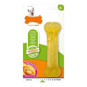 Mordedor para cão Nylabone Moderate Chew Tamanho S Frango Termoplástico de Nylabone, Brinquedos para morder - Ref: S6103278, ...