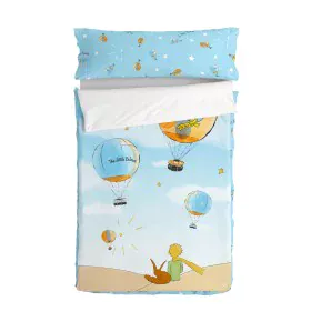 Capa de Edredão com Enchimento HappyFriday Le Petit Prince Montgolfiere Multicolor 105 x 200 cm de HappyFriday, Sacos-cama - ...