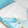 Capa de Edredão com Enchimento HappyFriday Le Petit Prince Montgolfiere Multicolor 105 x 200 cm de HappyFriday, Sacos-cama - ...