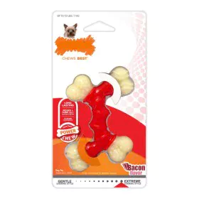 Mordedor para cão Nylabone Extreme Chew Duplo Bacon Nylon Termoplástico Tamanho XS de Nylabone, Brinquedos para morder - Ref:...