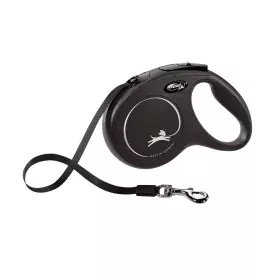 Dog Lead Flexi New Classic 5m Black Size M by Flexi, Leads - Ref: S6103461, Price: 18,57 €, Discount: %