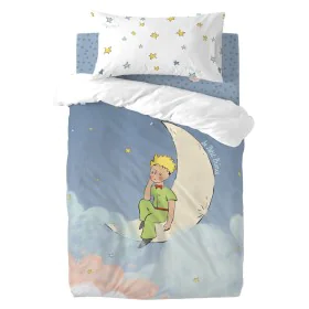 Duvet cover set HappyFriday Le Petit Prince La Lune Multicolour Baby Crib 2 Pieces by HappyFriday, Quilts and quilt covers - ...