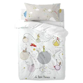 Duvet cover set HappyFriday Le Petit Prince Voyageur Multicolour Baby Crib 2 Pieces by HappyFriday, Quilts and quilt covers -...