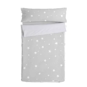 Capa de Edredão HappyFriday Basic Cinzento 90 x 200 cm de HappyFriday, Sacos-cama - Ref: D1611677, Preço: 71,80 €, Desconto: %