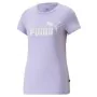 Maglia a Maniche Corte Donna Puma Ess+ Nova Shine Lavanda Donna di Puma, Donna - Rif: S64108973, Prezzo: 23,22 €, Sconto: %