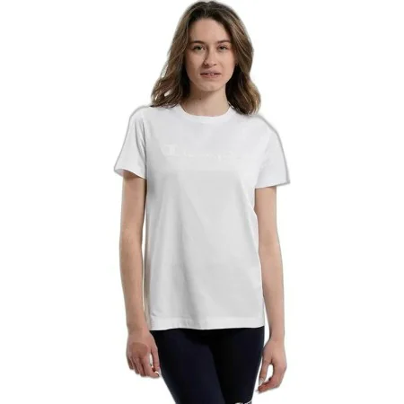 Women’s Short Sleeve T-Shirt Champion Crewneck White by Champion, Women - Ref: S64108993, Price: 17,90 €, Discount: %