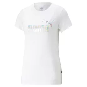 Damen Kurzarm-T-Shirt Puma Ess+ Nova Shine Weiß von Puma, Damen - Ref: S64109000, Preis: 20,18 €, Rabatt: %