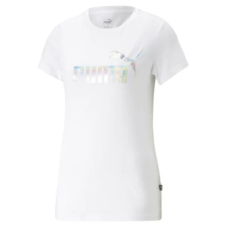 Camisola de Manga Curta Mulher Puma Ess+ Nova Shine Branco de Puma, Mulher - Ref: S64109000, Preço: 20,18 €, Desconto: %