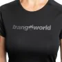 Camisola de Manga Curta Mulher Trangoworld Chovas Montanha Preto de Trangoworld, Mulher - Ref: S64109007, Preço: 20,91 €, Des...