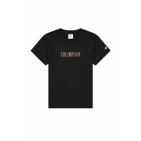 T-shirt à manches courtes femme Champion Crewneck Croptop Noir de Champion, Femme - Réf : S64109010, Prix : 19,12 €, Remise : %